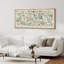 «Abstract Botanical Floral Motif Botanical Nature Landscape», reproduction d'art sur toile-111176125-98042094