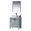 Ensemble de meuble-lavabo pour salle de bain simple 30 po avec miroir Mance-24551002