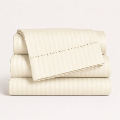 1500 Thread Count Egyptian Cotton Bed Sheet Set by Five Luxe Collection – Luxury Sateen Sheets with Elegant Hemstitch Design, Deep Pocket, Hotel Collection Bedding