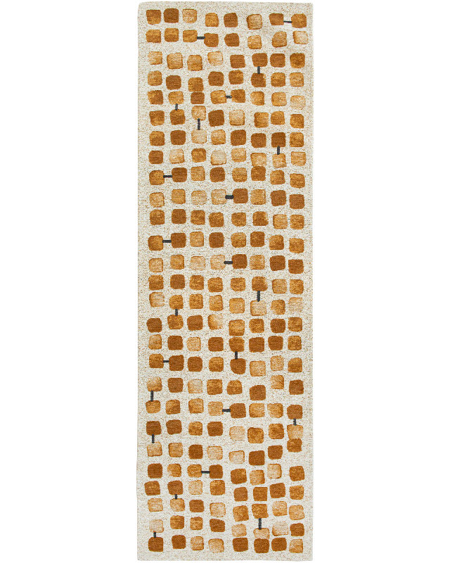 Geometric Recycled P.E.T Area Rug, Runner 80 x 250cm
