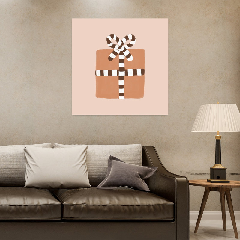 Impression d'art contemporain abstrait festif, 32" H x 32" W