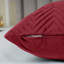 Luxury Velvet Cushion Covers Set of 2 - Embossed Quilted Chevron Cushion Cases for Sofa & Bed Décor -587154269