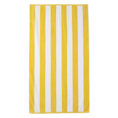Mendel Striped Cotton Beach Towel