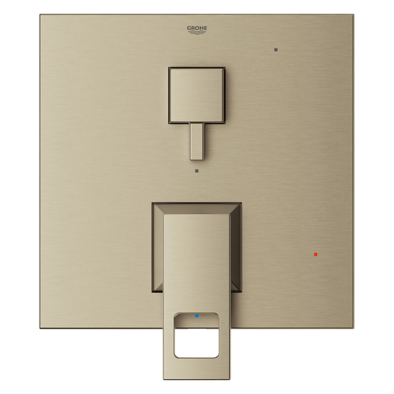 Eurocube Pressure Balanced Shower Faucet, Brushed Nickel