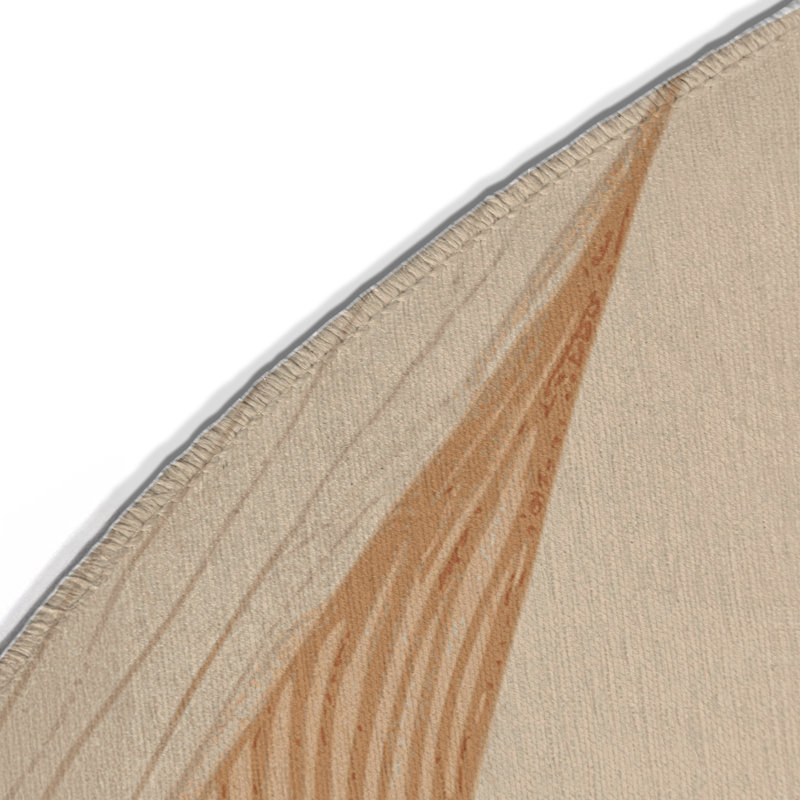Tapis intérieur et extérieur Celestial Path, Rond 5 pi