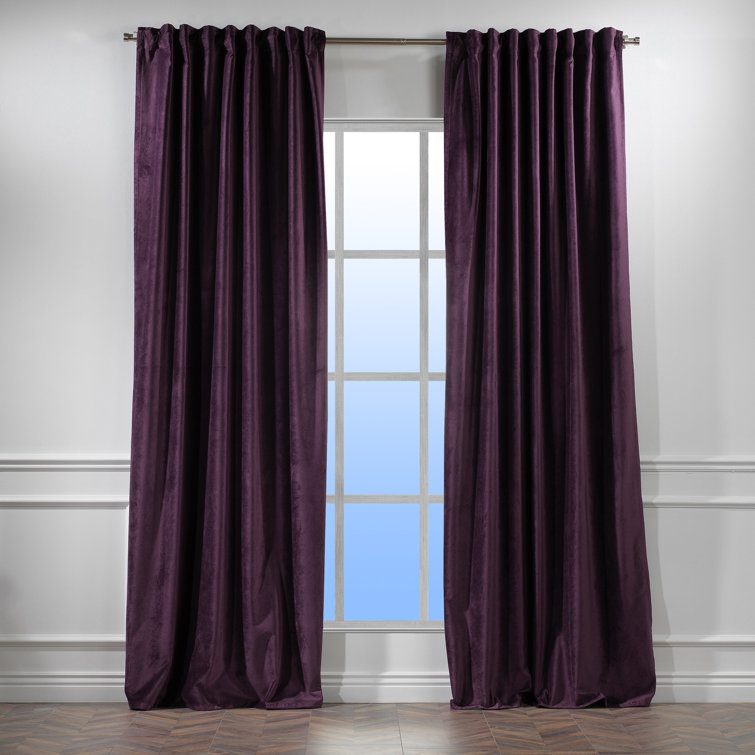Matte Velvet Extra Wide x Extra Long Custom Made Decorative Double Panel