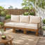 Outdoor Daybed Patio Sofa Bed 3 Seat Patio Sunbed Outdoor Sleeper Sofa Outdoor Couch-1055117298