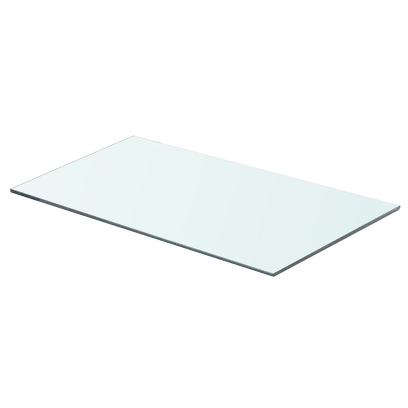 Tablette en verre, H 0,31 po x l 23,6 po x P 11,8 po