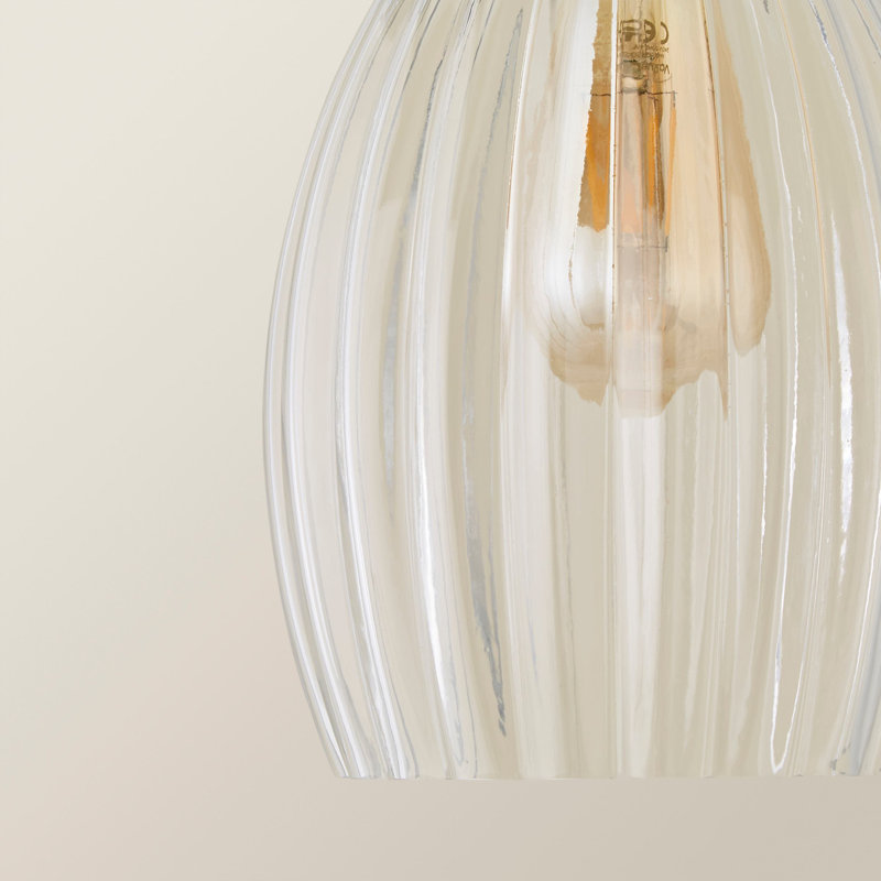 Swayder 22cm H Glass Dome Pendant Shade ( Slip-On ) in Clear