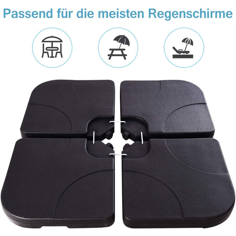 Emerich Plastic Free Standing Umbrella Base
