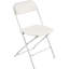 Ensemble de 4 chaises pliantes, chaises en plastique pliables avec structure en métal robuste, chaises de table pliantes portatives, sièges d'extérieur empilables pour la maison, la cour, le jardin, les fêtes et les événements