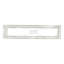 Lustre chromé rectangulaire pour salle à manger, îlot de cuisine ou vestibule - luminaire à DEL intégré-40538920