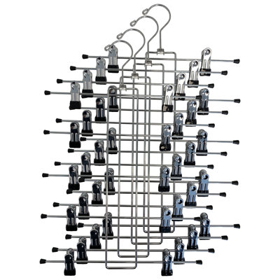 5-Tier Skirt Organizer With Adjustable Non-Slip Clips