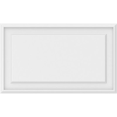 Panneau mural surélevé en PVC blanc Legacy