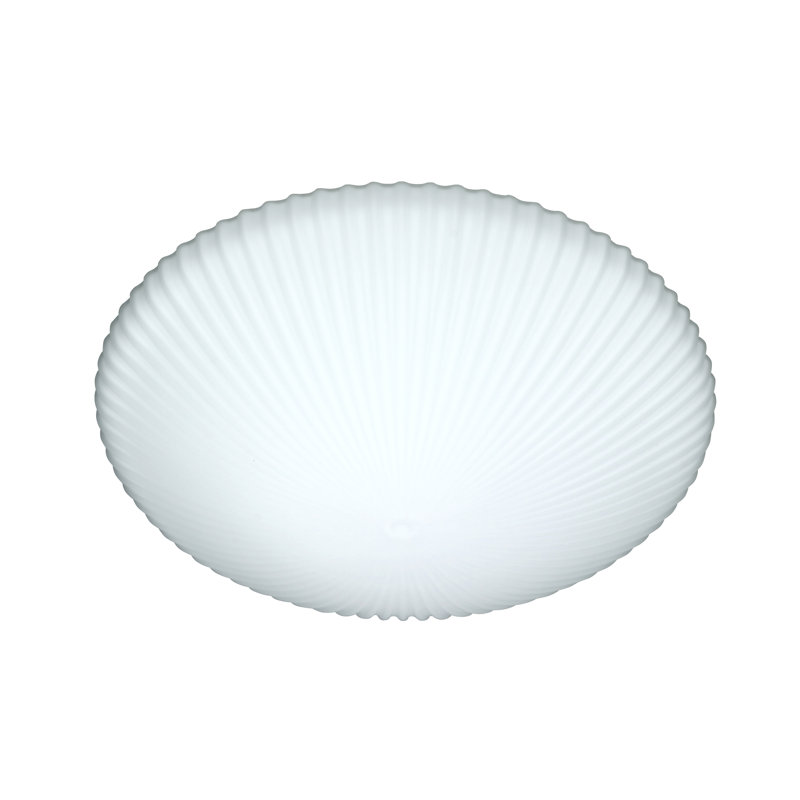 Mankin Glass Flush Mount, 4.5" H x 12" W x 12" D