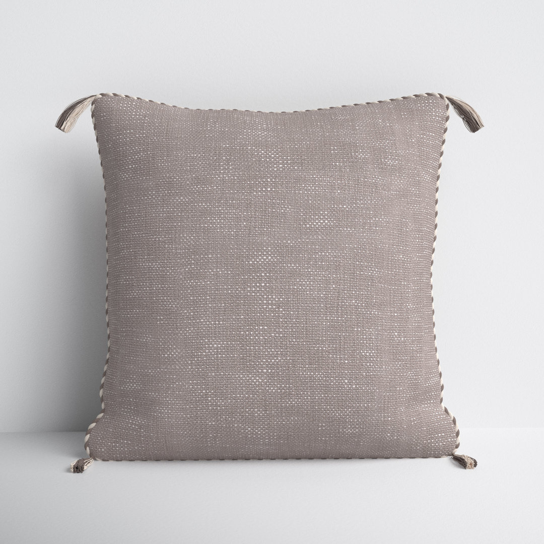 Tenor Braided Square Cotton Pillow Cover Joss & Main 