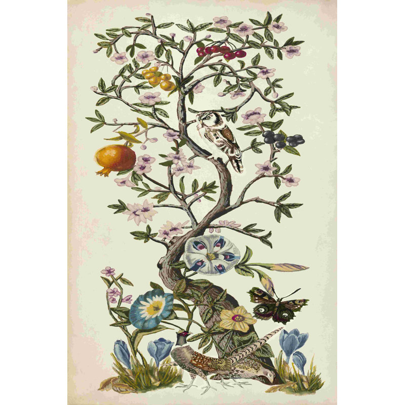 Chinoiserie Natura I, H 30 po x l 20 po