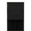 Grande armoire de coin de salle de bain avec 2 portes, armoire de rangement mince autoportante avec 3 tablettes réglables pour la salle de bain-1437706332