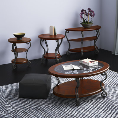 Ensemble de tables basses 4 pièces Craine
