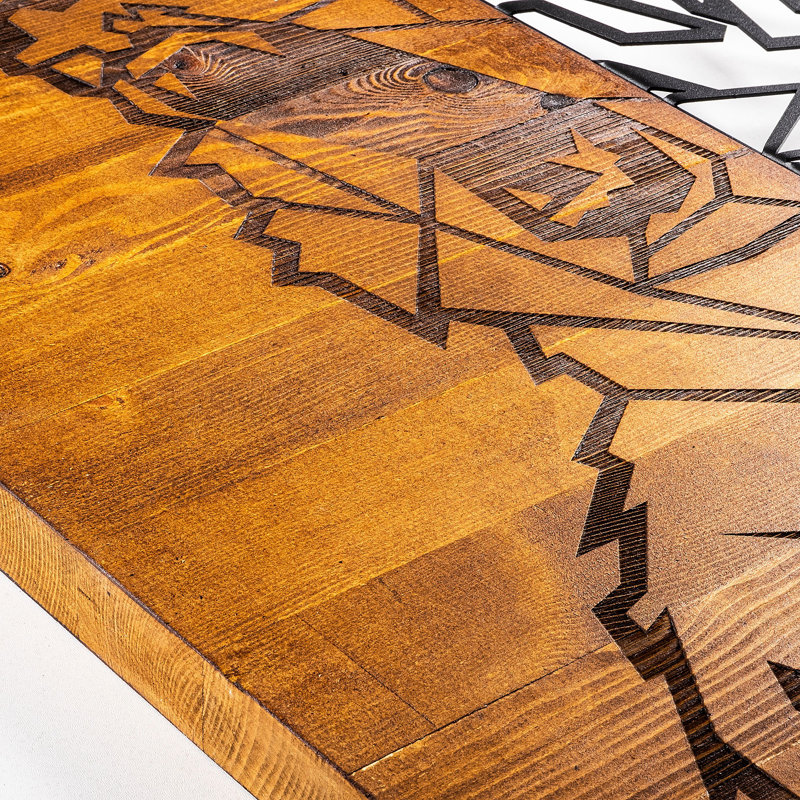 Animals Wall Decor on Solid Wood