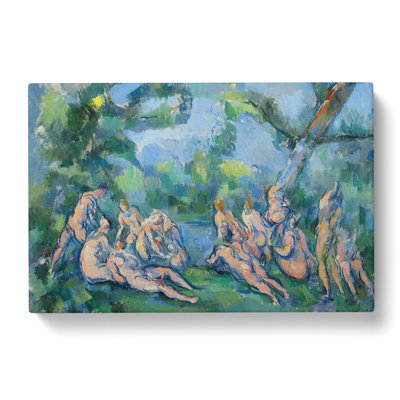 Bathers Vol.9 by Paul Cezanne - Wrapped Canvas Painting