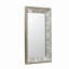 Miroir rectangulaire 24 po x 15 po avec détails floraux, plateau de présentation en miroir, miroir mural suspendu-719996613