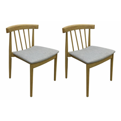 Chantilly 47cm H Upholstered Slat Back Parsons Chair