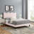 Modway Current Performance Velvet Platform Bed-1277933771-1277933768