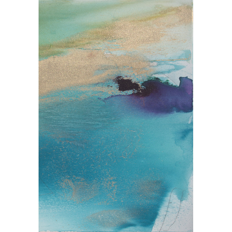 Under Deep II by Julia Contacessi - Wrapped Canvas Painting, 46cm H x 30cm W x 3.8cm D