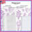 Purple Axal Window Curtains, Botanicals Sheer & Blockout Curtains - 1 Panel-1304207190-1304207187