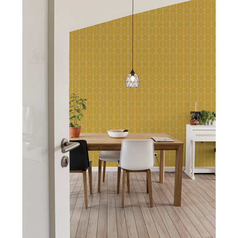 Papier peint Orson, Jaune