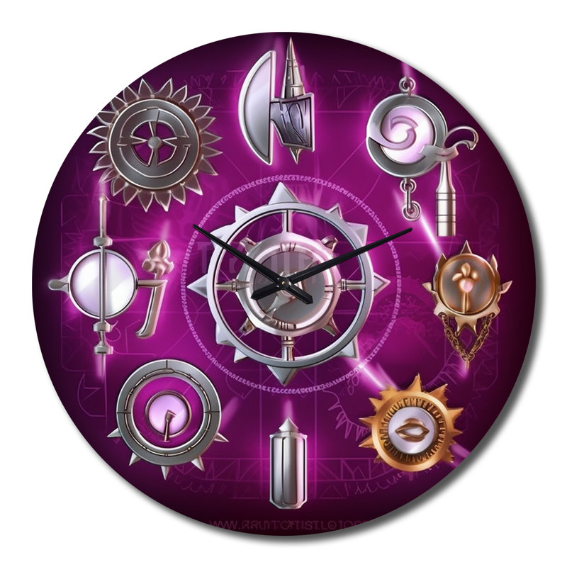 Metal Wall Clock, Large