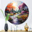 Crady - Horloge murale paysage romantique-117222840
