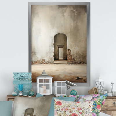 Impression sur toile «Beige minimalisme Embrace I»