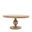 Veans Extendable Pine Round Dining Table
