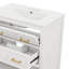 Armoire de rangement de salle de bain 30 po avec cadre en bois massif et 3 tiroirs-1408441150