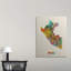 Francy, «Pérou Watercolor Map» par Abarca, impression-26532891-18657077