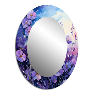 Kitterman - Floral Metal Mirror