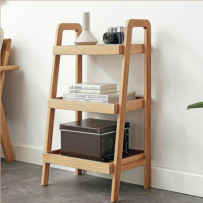 Storage Bench, 3-Tier Wood Shoe Rack for Entryway, Storage Organizer for Living Room, Bedroom, Hallway