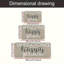 Neutral Welcome Kitchen Floor Mat Set of 3 for Kitchen & Mudroom