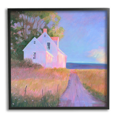 «Warm Sunlit» par Sweetwater - peinture sur toile flottante