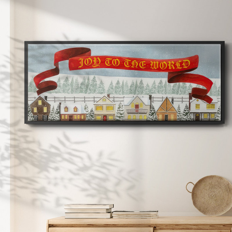 Holiday Village - toile encadrée, H 20 po x l 50 po