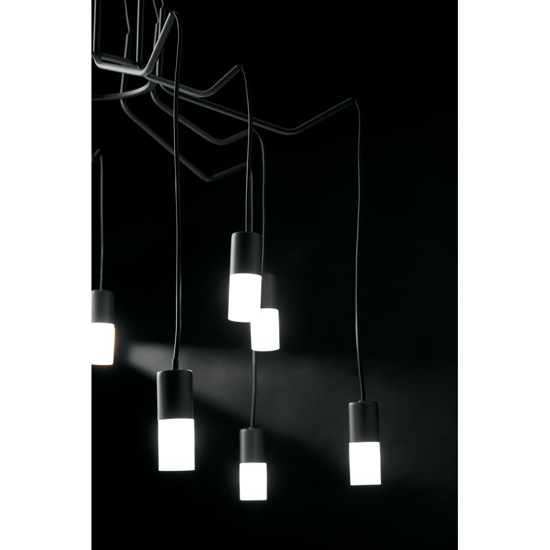 6 - Light Anthracite Cluster Pendant