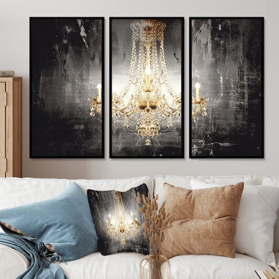 Robicheaux - Ensemble d'impressions murales lustre Glam
