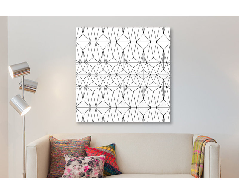 « my favori pattern i », impression sur toile, H 18 po x l 18 po x P 1,5 po