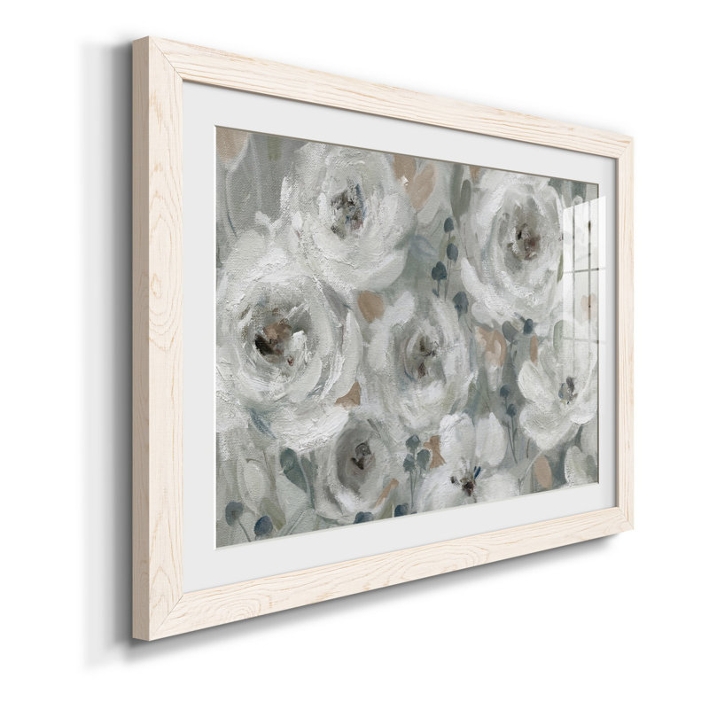 Neutral Symphony - impression encadrée sur papier, H 37,5 po x l 27,5 po x P 1,5 po, Papier encadré blanc