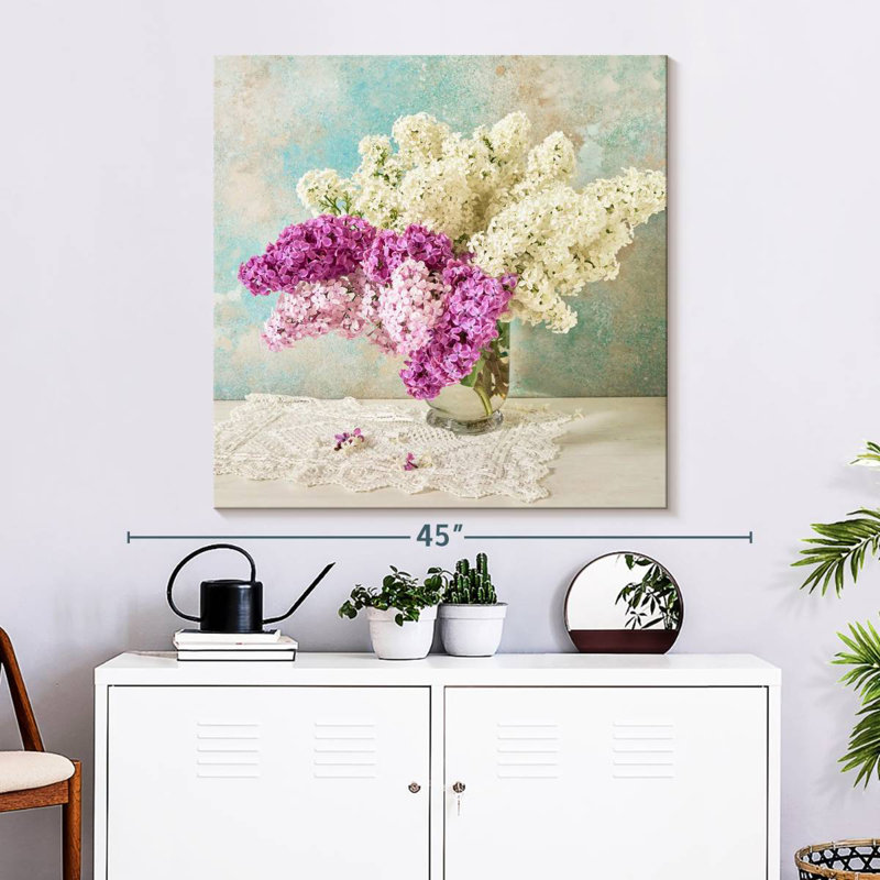 Harnek Lilac Bouquet, 33'' H x 33'' W