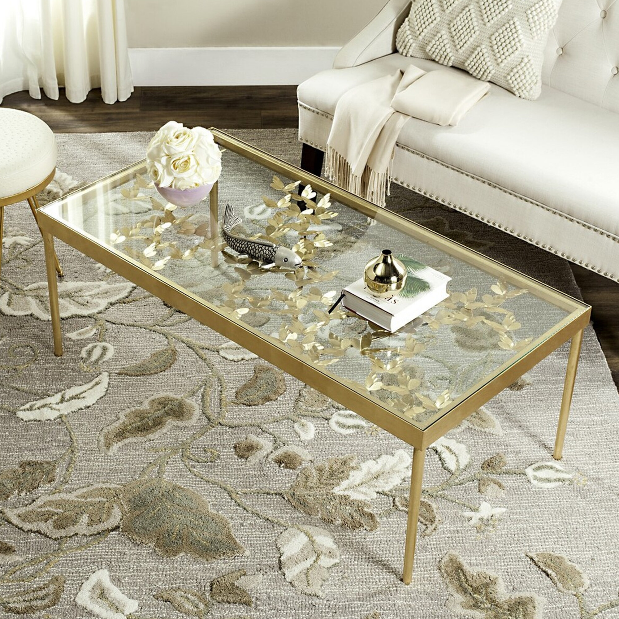 18+ Gold And Mirror Coffee Table