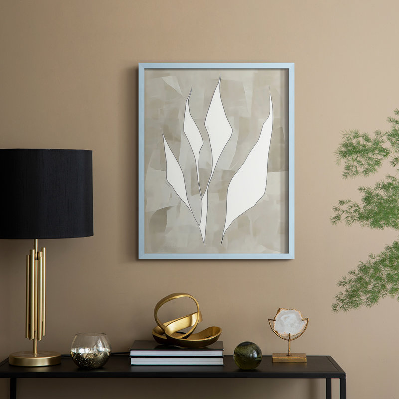 «Abstract VI», reproduction encadrée prête à être accrochée, Bleu, H 10 po x l 8 po