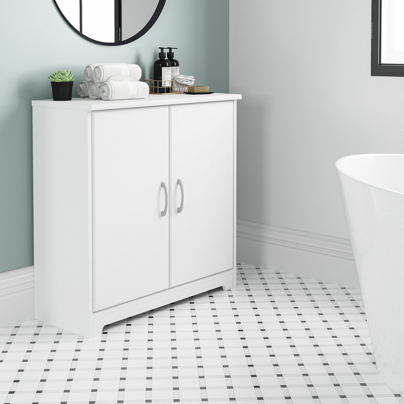 Cathren Bathroom Storage Cabinet, White